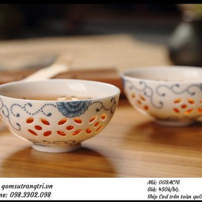 Bộ Ấm Chén Thấu Quang